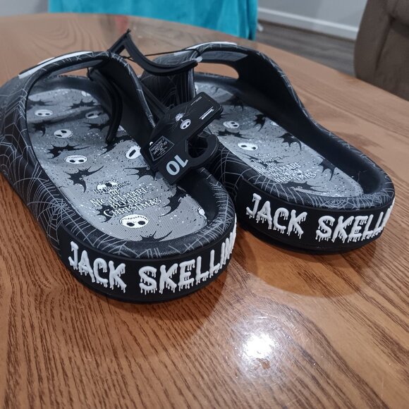 Disney Tim Burton's The Nightmare Before Christmas Halloween Sandals Size 10 - Picture 3 of 4